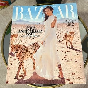 Harper’s Bazaar’s 150th Anniversary Issue Collector’s Item- Angelina Jolie